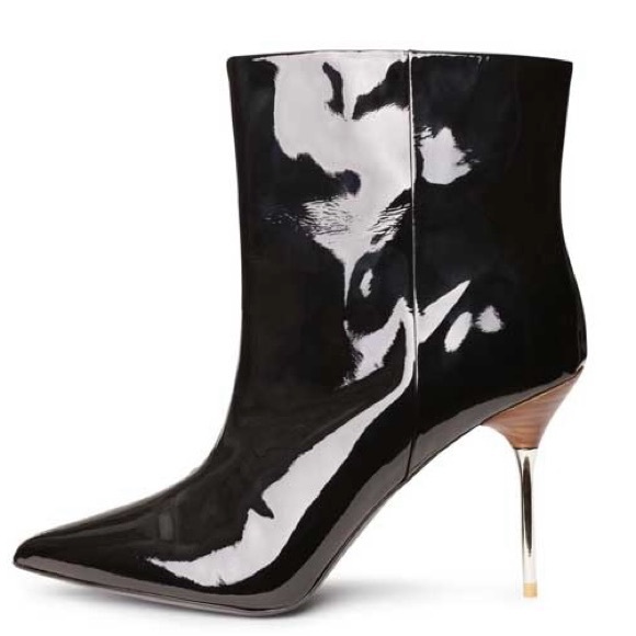 H&M Premium Patten Leather Boots Size 8.5 - Picture 14 of 14